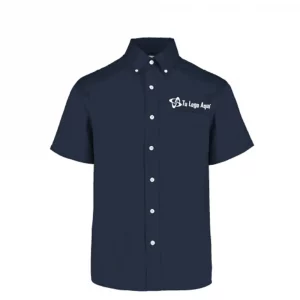 Camisa de Trabajo Manga Corta con Diseño Personalizado